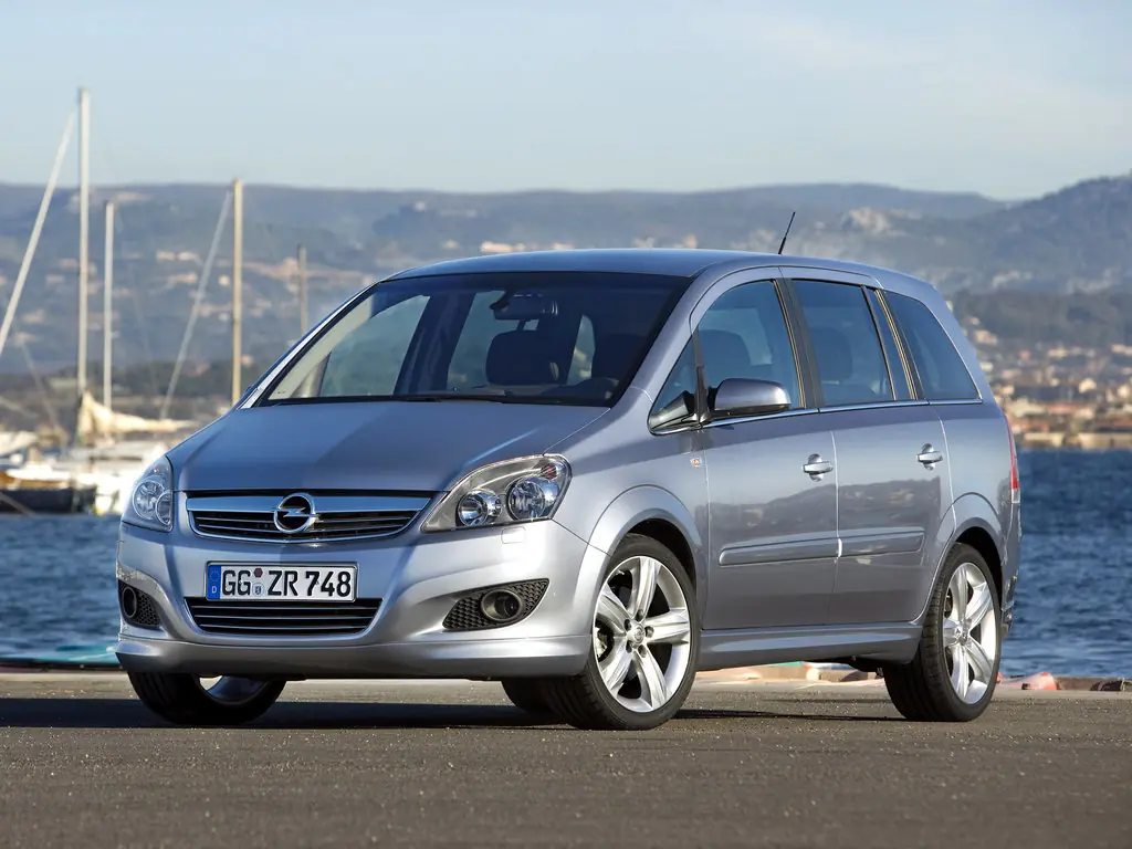 Opel Zafira (A05) 2 поколение, рестайлинг, минивэн (12.2007 - 06.2015)